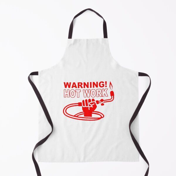 Item preview, Hot Work; Warning; designed and sold by StickerApe.