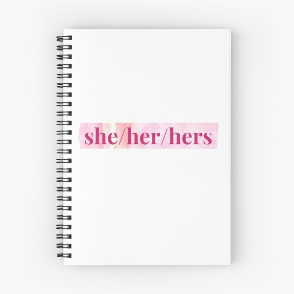 Item preview, she/her/hers pronouns banner designed and sold by nochillaly.