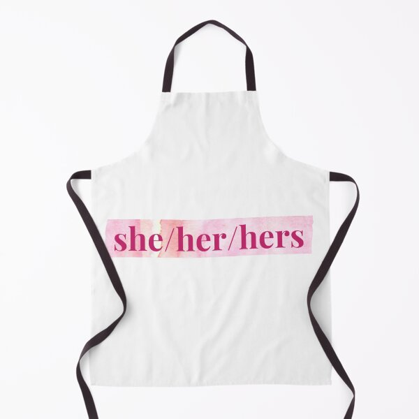 Item preview, she/her/hers pronouns banner designed and sold by nochillaly.