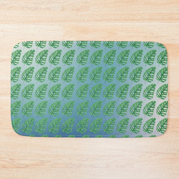 Item preview, Vector Leaf Pattern in Gradient White and Blue sky designed and sold by ShaunSandhu.
