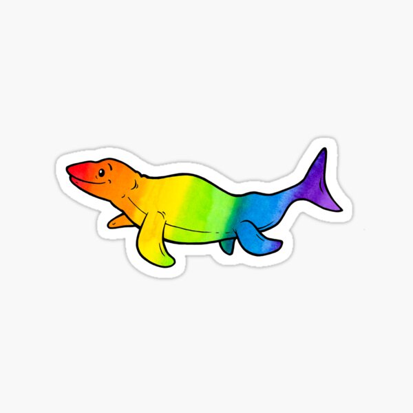 Rainbow Bruce - Pembina Valley Pride (by Sarah Neville) Sticker
