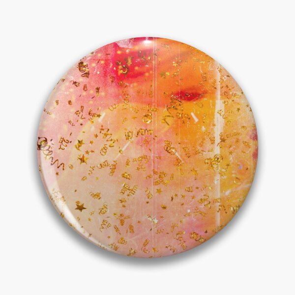 Item preview, Orange Watercolor With Gold Confetti  designed and sold by Designs By YL.