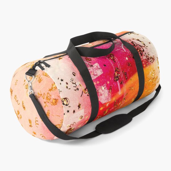 Item preview, Orange Watercolor With Gold Confetti designed and sold by Designs By YL.