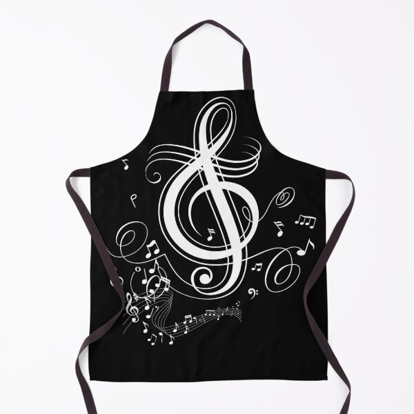 Artikelvorschau, Musikalischer Notenschlüssel White Bold Modern Style Graphic Design entworfen und verkauft von EarthArtDesigns.