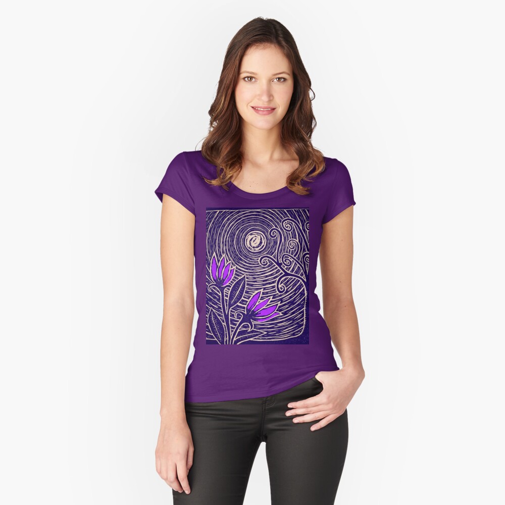 Item preview, Fitted Scoop T-Shirt designed and sold by leonitalee.