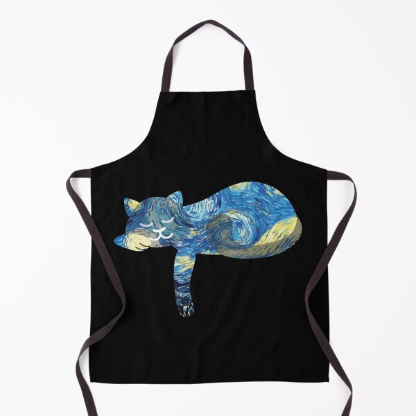 Item preview, Starry Night Cute Cat | Gift Ideas | Fine Art | Van Gogh designed and sold by Fluffy-Vectors.