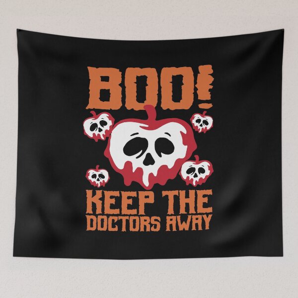 Item preview, Scary Skull Apple Keeps Doctor Away Halloween Fruit designed and sold by Maria Garcia.
