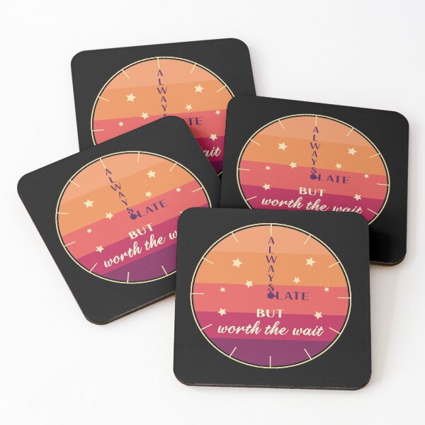 Item preview, Always late but - funny motivational quotes about life - motivational and inspirational designed and sold by Alice-Elgawi.