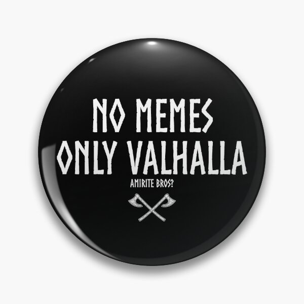 Artikelvorschau, Keine Meme nur Vahalla (weißer Text) entworfen und verkauft von OceanKeltoi.