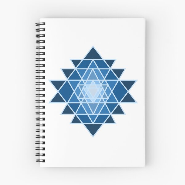 Item preview, Colorful Mandala Triangle Blue designed and sold by sophiedziovalas.