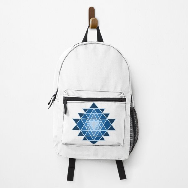 Item preview, Colorful Mandala Triangle Blue designed and sold by sophiedziovalas.