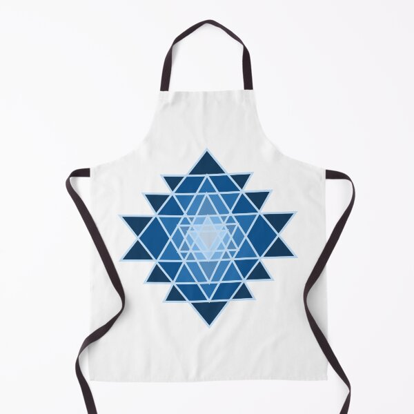 Item preview, Colorful Mandala Triangle Blue designed and sold by sophiedziovalas.