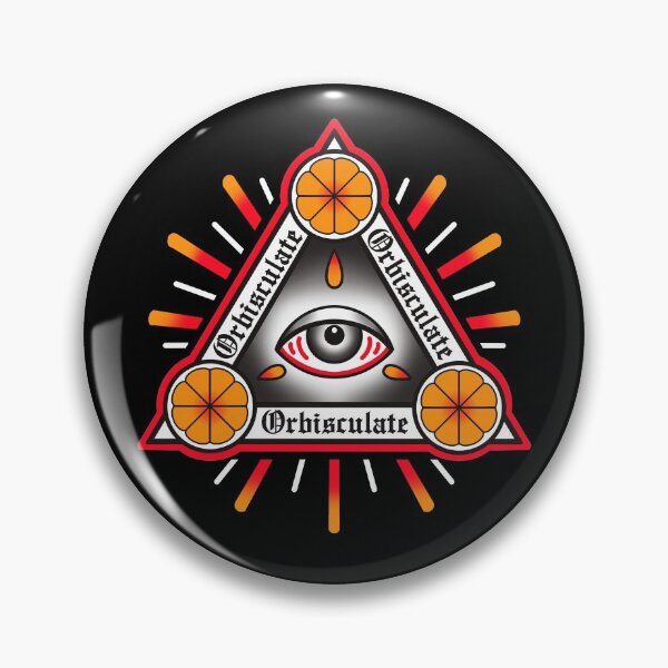 Item preview, Orbisculate all seeing eye and citrus fruit designed and sold by weilertsen.