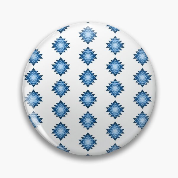 Item preview, Colorful Mandala Triangle Pattern Blue designed and sold by sophiedziovalas.