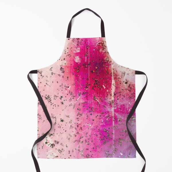Item preview, Hot Pink Watercolor With Gold Confetti designed and sold by Designs By YL.