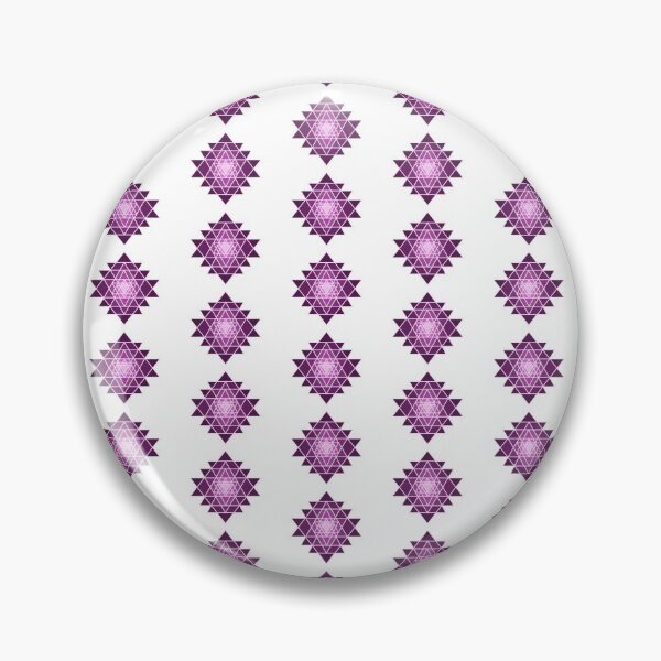 Item preview, Colorful Mandala Triangle Pattern Pink Purple designed and sold by sophiedziovalas.