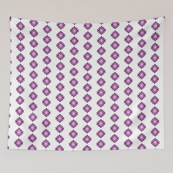 Item preview, Colorful Mandala Triangle Pattern Pink Purple designed and sold by sophiedziovalas.