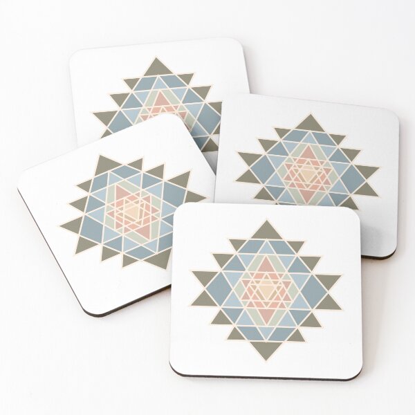 Item preview, Colorful Mandala Triangle Pale designed and sold by sophiedziovalas.