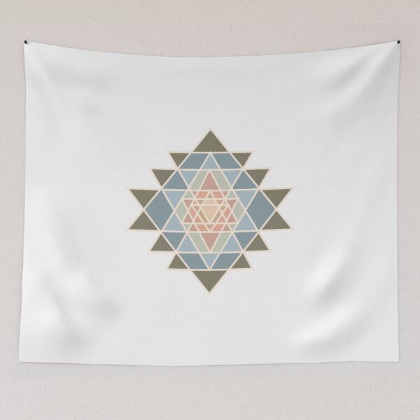 Item preview, Colorful Mandala Triangle Pale designed and sold by sophiedziovalas.