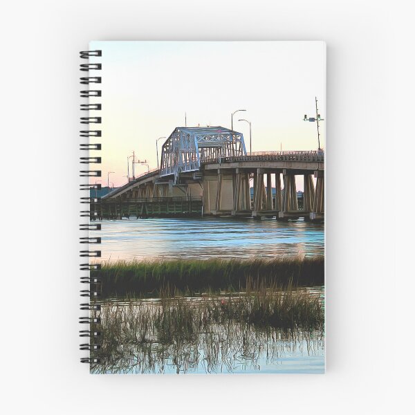 Item preview, Beaufort Woods Memorial Bridge at Sunset designed and sold by SeaChangeDesign.