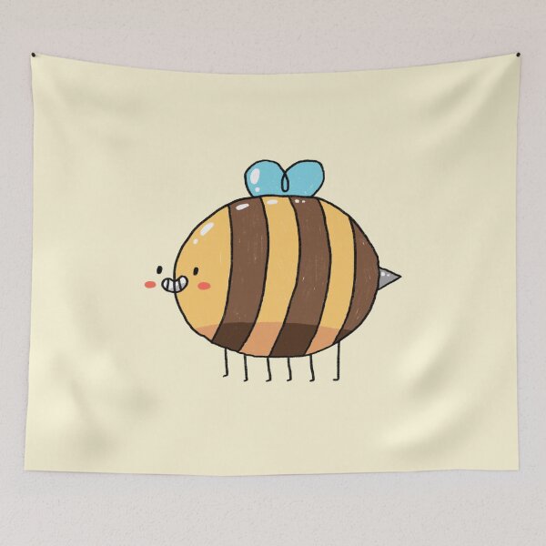 Item preview, Little Friendly Happy Bee (Single) designed and sold by TheBeeShoppe.