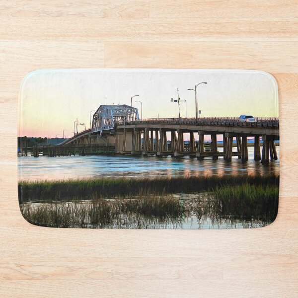 Item preview, Beaufort Woods Memorial Bridge at Sunset designed and sold by SeaChangeDesign.