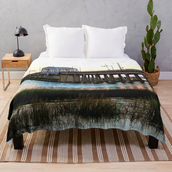 Item preview, Beaufort Woods Memorial Bridge at Sunset designed and sold by SeaChangeDesign.