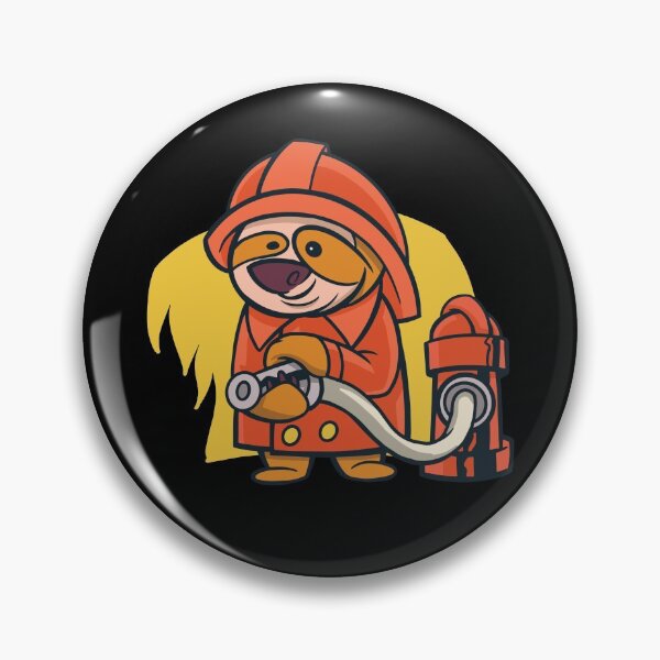 Item preview, Firefighter Sloth designed and sold by Hoiho Adventure Shirts.