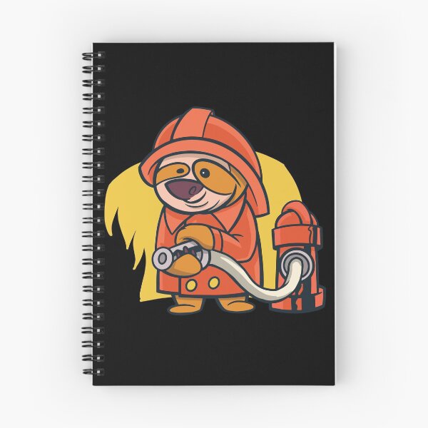 Item preview, Firefighter Sloth designed and sold by Hoiho Adventure Shirts.