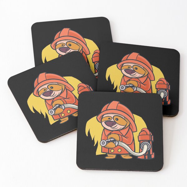 Item preview, Firefighter Sloth designed and sold by Hoiho Adventure Shirts.