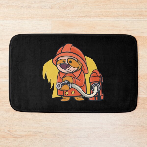 Item preview, Firefighter Sloth designed and sold by Hoiho Adventure Shirts.