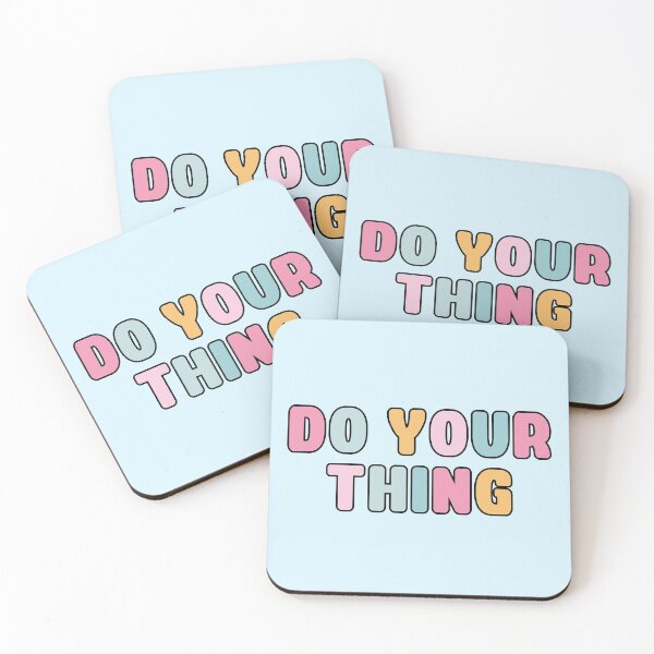 Item preview, Do your thing pastel colors quote designed and sold by SUUSCK ★.