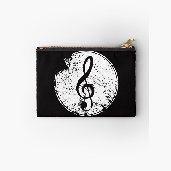 Item preview, Musical Clef Bold Grunge White Circle Design  designed and sold by EarthArtDesigns.