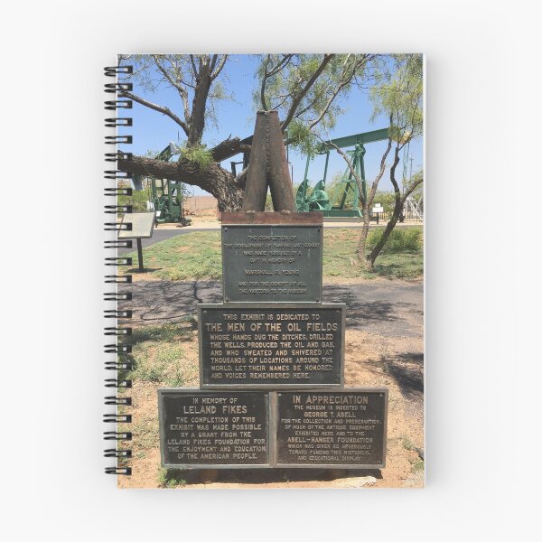 Item preview, Oil field workers dedication, Petroleum Museum designed and sold by Rita Kindle.