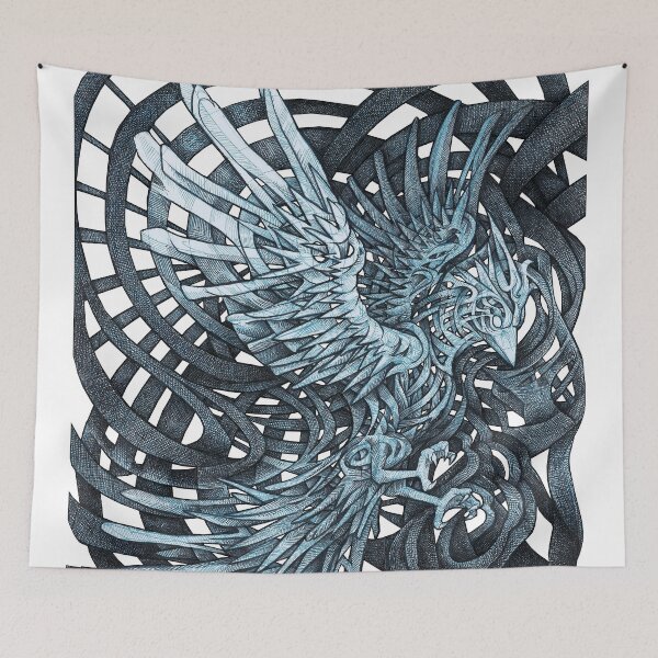 Item preview, Blue Phoenix designed and sold by ScottBarrowArt.