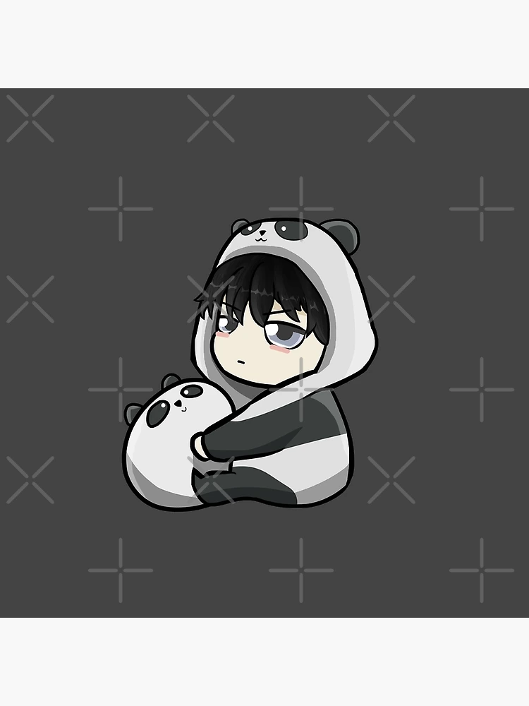 boy, anime, panda, cute, manga