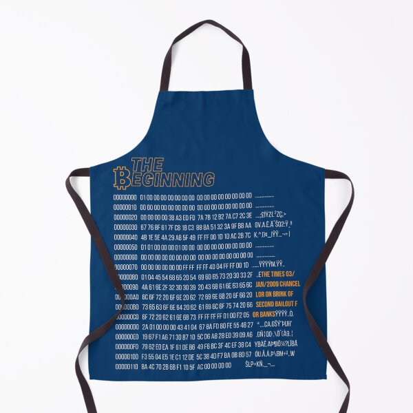 Item preview, Beginning Bitcoin Genesis Block by Satoshi Nakamoto Message 2009 designed and sold by ravishdesigns.