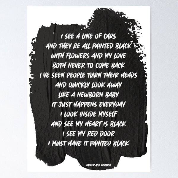 Wednesday Addams – Paint It Black Lyrics