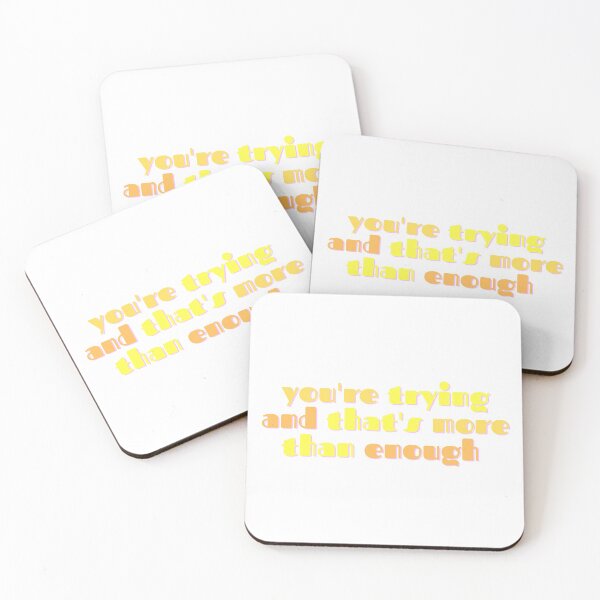 Item preview, Trying is More than Enough designed and sold by ashcmille.