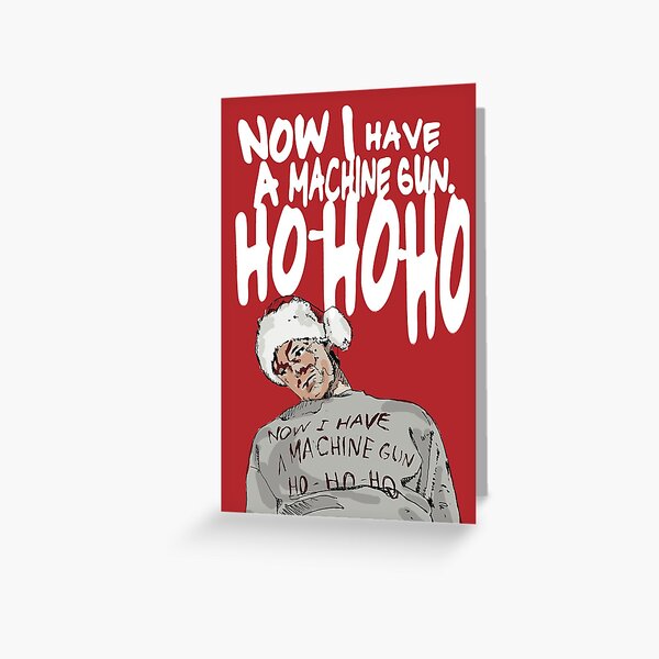 Item preview, Die Hard alternative Christmas card designed and sold by Socialfabrik.
