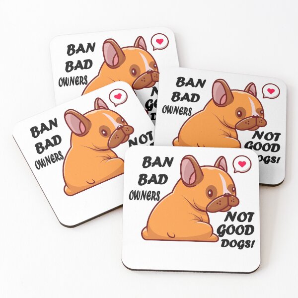 Item preview, Ban bad owners, not good dogs! designed and sold by Sun Rise.