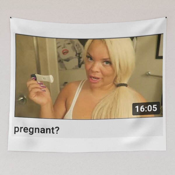 Artikelvorschau, Trisha Paytas Wandteppich "schwanger?" entworfen und verkauft von rdubs12.
