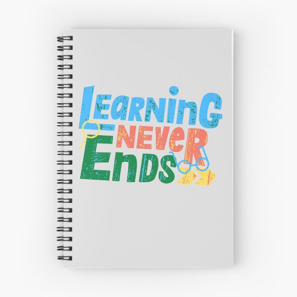 Item preview, Learning Never Ends  designed and sold by LifeProApperal.