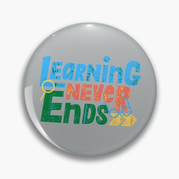 Item preview, Learning Never Ends  designed and sold by LifeProApperal.