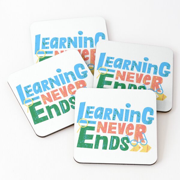 Item preview, Learning Never Ends  designed and sold by LifeProApperal.