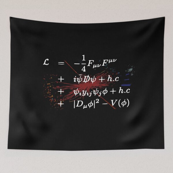 Item preview, Theoretical Physics Equations - Standard Model Higgs Boson Lagrangian Particle Physics designed and sold by Yula Tees.