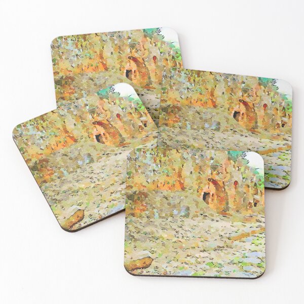 Item preview, Roman road with tuff cliff and Etruscan tombs designed and sold by Giuseppe Cocco.