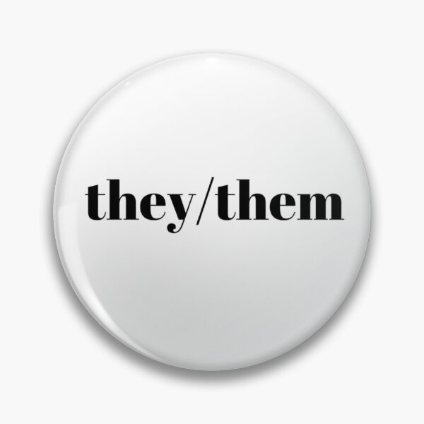 Item preview, they/them pronouns designed and sold by nochillaly.