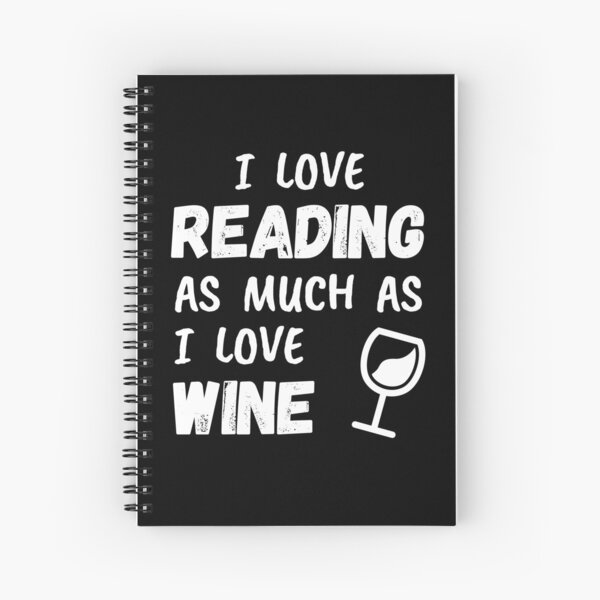 Item preview, I love reading as much as I love wine designed and sold by TheGreenGoat.