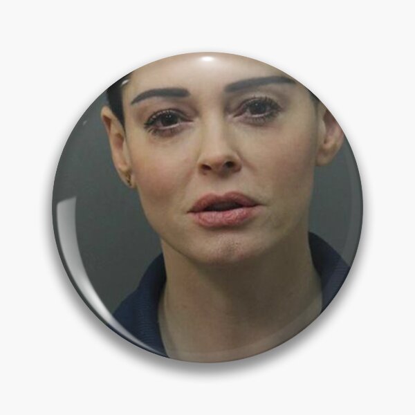 Item preview, ROSE MCGOWAN MUGSHOT FEMINISM SHIRT AND STICKER  designed and sold by PrimeTimer.